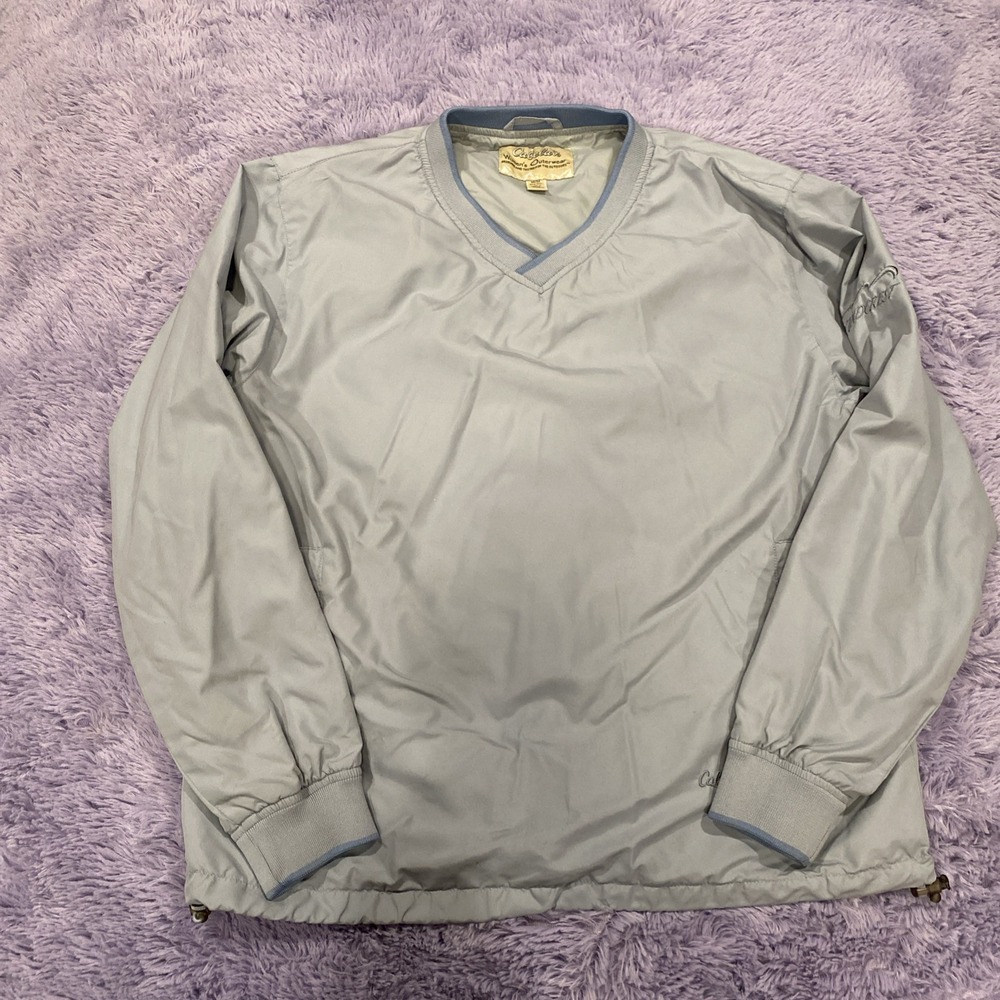 Cabelas Womens Medium Windbreaker‎ Nylon Outdoor Gear Pullover Jackets Green